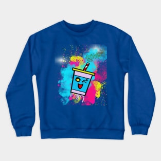 Kawaii - Drink Me Happy Crewneck Sweatshirt